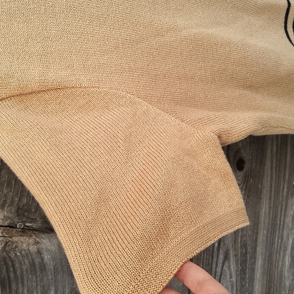 Talbots Beige Knit Sweater Size XL - Picture 5 of 8